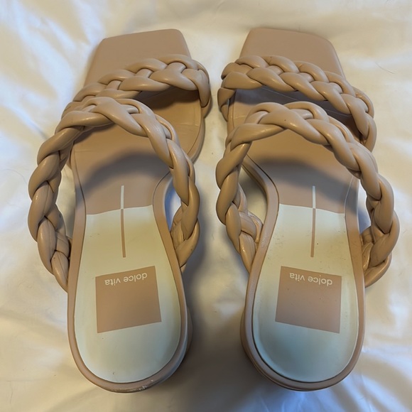 Dolce Vita Nude Pailey Heels 7.5 - Picture 4 of 5